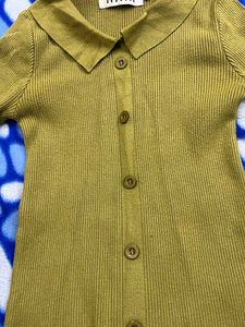 NAIN Collared Knit Top