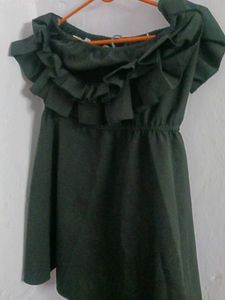 Ruffled Off-Shoulder dress