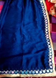 Mirror Work Saree