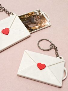 Photo Envelope Keychain 3d Printed
