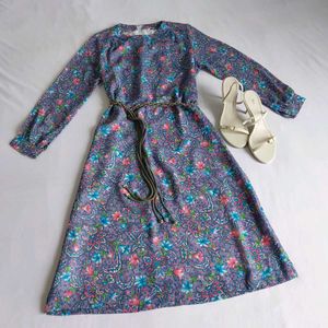 Retro Floral Maxi Dress✨️🪞✨️