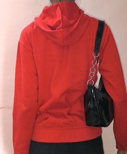 Women Red Jacket With Hood