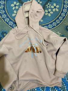 Cute Croissant Graphic Hoodie