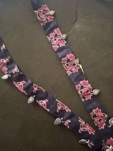 Floral Fabric Statement Necklace