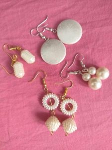 Pearl Earrings Set