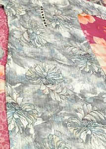 Elegant Floral Print Kurta