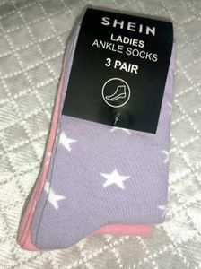 SHEIN Ladies Ankle Socks (3 Pair)