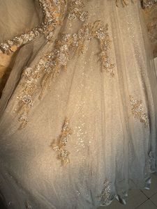 beautiful hand work gown