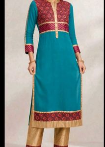 Elegant Teal Kurti