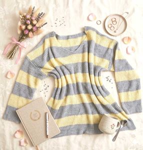 Cozy Striped Knit Sweater