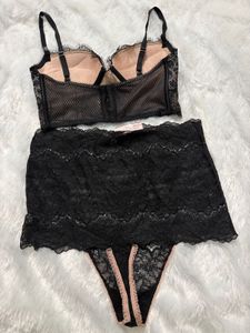 Victoria's Secret Lace Bra &amp; Panty Set