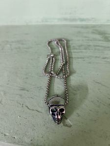 Skull Pendant Chain Necklace