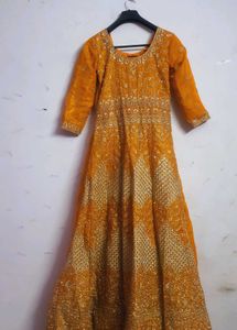 Bridal Yellow  Gown