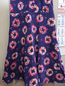Cute Donut Print Sleeveless Dress