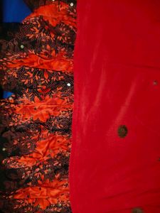 Stunning Red Embroidered  Suit Set without dupatta