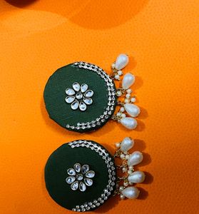 New Fabric Earrings Colour Madhi Light Waited