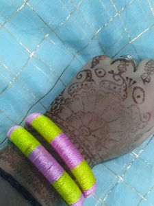 A Yellow Pink ... Handmade Beautiful Bangle