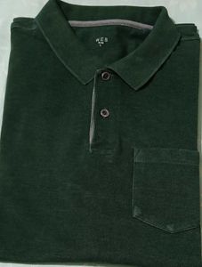 Men's Dark Green Polo  T Shirt