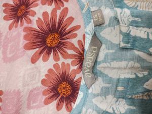 Light Blue Printed Kurta by AVAASA
