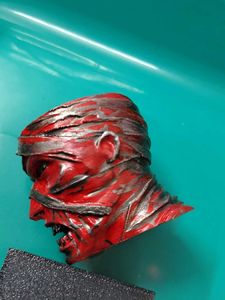 Creepy Mummy Head Figurine