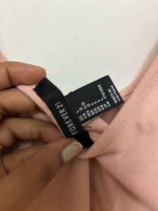 Pink Forever 21 Bodysuit