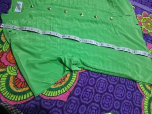 Green Button-Down Top