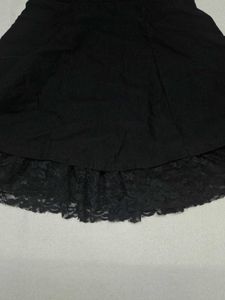 Chic Black Strapless Mini Dress