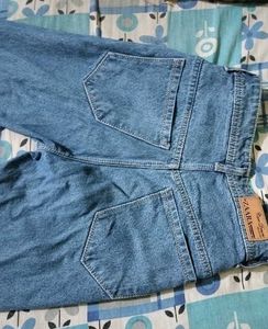 Ripped Blue Denim Jeans