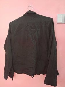 Classic Black Button-Up Shirt