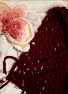Handmade Crochet Bandana Scarf