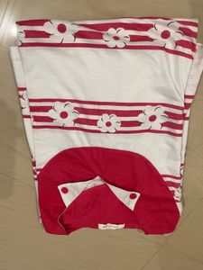 Cute Floral Striped T-Shirt