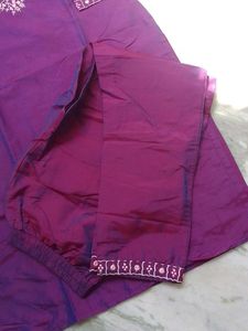 Elegant Purple Embroidered Kurta Set