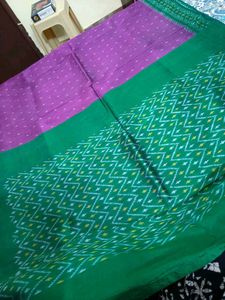 Beautiful Saree - Purple & Green