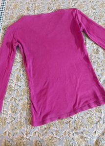 V-Neck Long Sleeve Top