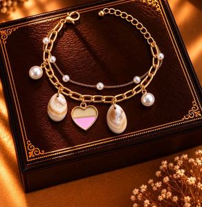 Anti Tarnish Double Layer Bracelet with Charms