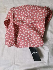 Pink Halter Neck Casual Dress