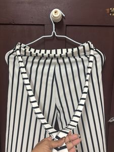 Striped Wide Leg Palazzo Pants