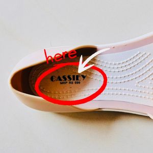 ☔️ Rainy wear - Chic Nude Jelly Sandals