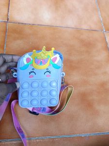 Cute Unicorn Pop-It Pouch