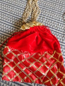 Embroidered Potli Bags - Set of 2
