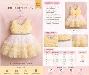 Pretty Princess Frill Party Frock