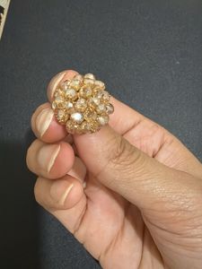 Sparkling Beaded Stud Earrings
