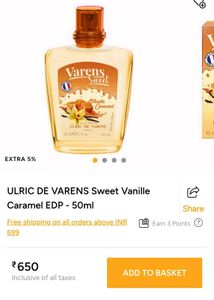 Ulric de Varens Sweet Vanille