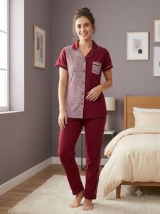 Cozy Burgundy Lounge Set