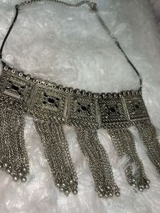 Oxidised Choker Neckpiece