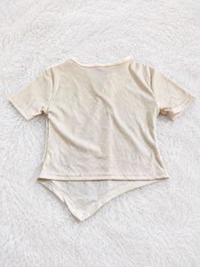 Cream Graphic Tee