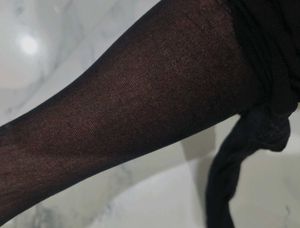 Velvet Mini Dress with Sheer Sleeves