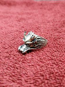 Wolf Head Ring