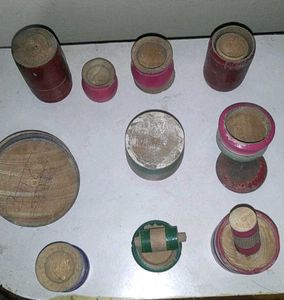 Vintage Wooden Spinning Tops