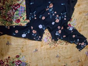 Chic Floral Print V-Neck Dress